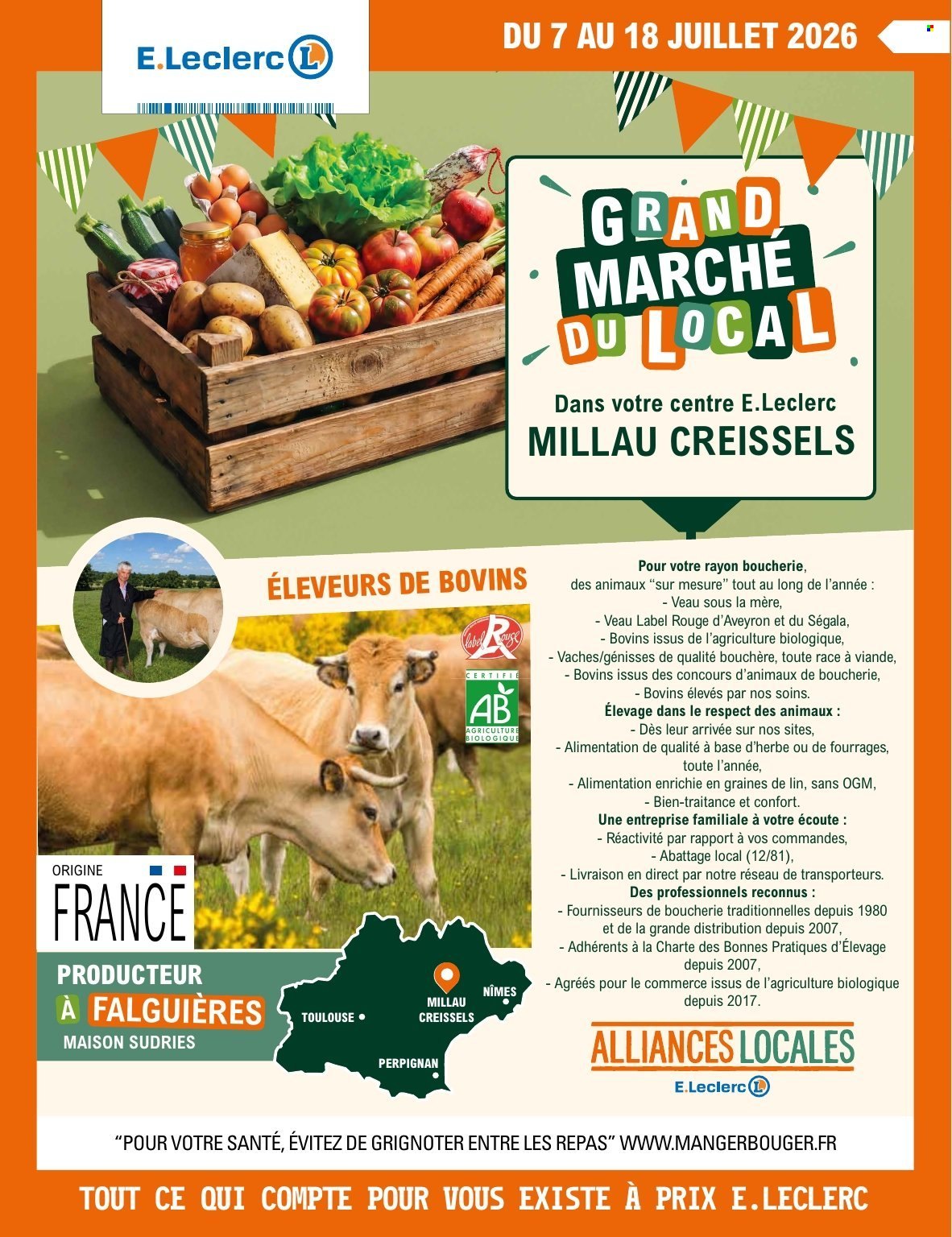 Catalogue E.Leclerc - 07/07/2026 - 18/07/2026. Page 1