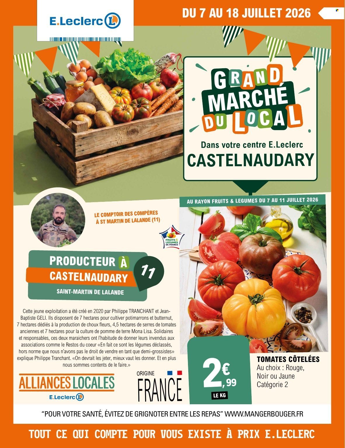 Catalogue E.Leclerc - 07/07/2026 - 18/07/2026. Page 1