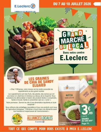 Catalogue E.Leclerc - 07/07/2026 - 18/07/2026.