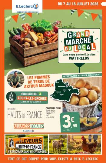 Catalogue E.Leclerc - 07/07/2026 - 18/07/2026.