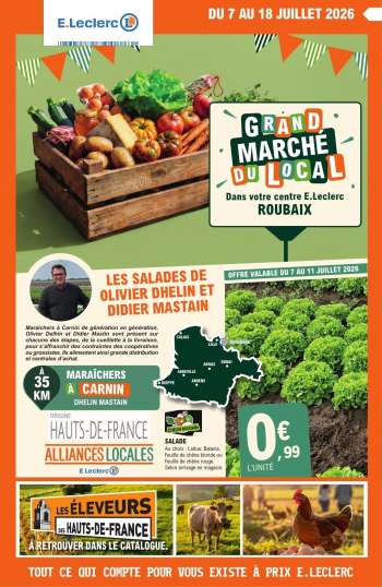 Catalogue E.Leclerc - 07/07/2026 - 18/07/2026.