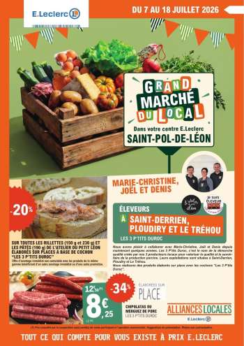 Catalogue E.Leclerc - 07/07/2026 - 18/07/2026.