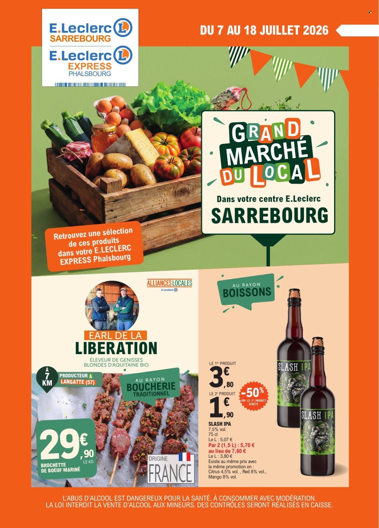Catalogue E.Leclerc - 07/07/2026 - 18/07/2026. Page 1