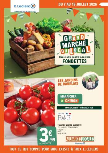 Catalogue E.Leclerc - 07/07/2026 - 18/07/2026.