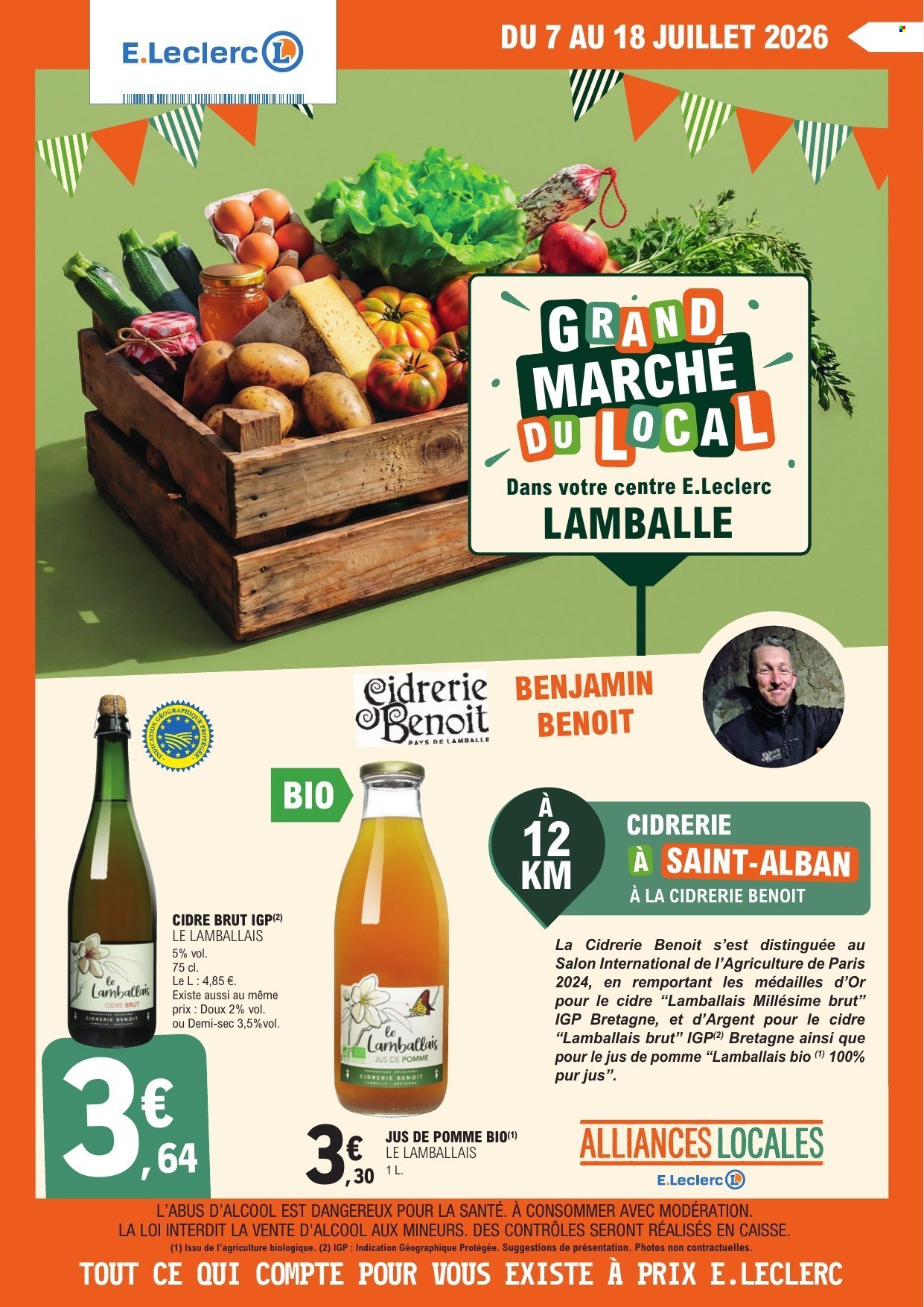 Catalogue E.Leclerc - 07/07/2026 - 18/07/2026. Page 1