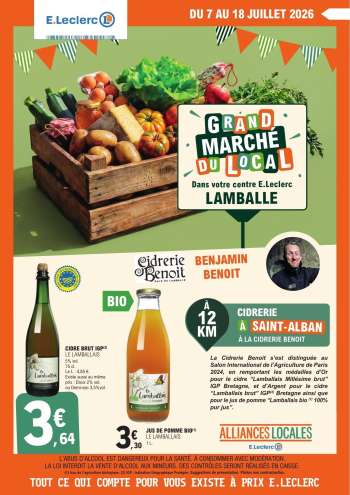 Catalogue E.Leclerc - 07/07/2026 - 18/07/2026.