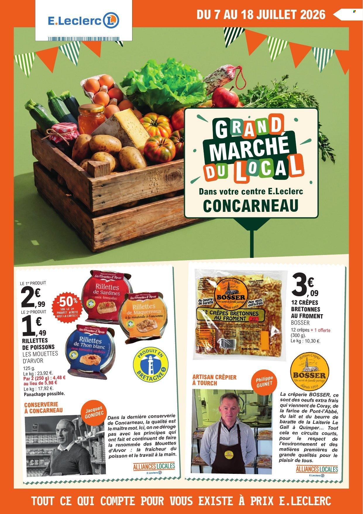 Catalogue E.Leclerc - 07/07/2026 - 18/07/2026. Page 1