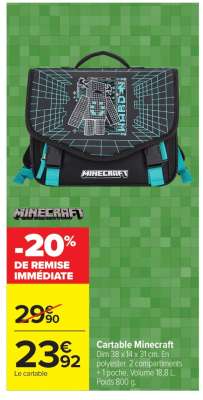 Cartable Minecraft