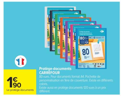 Protège-documents CARREFOUR