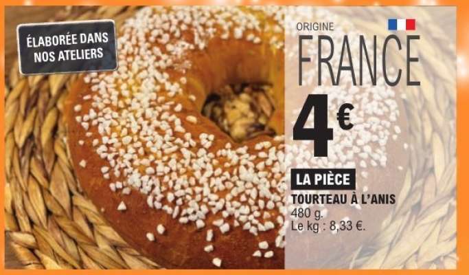 TOURTEAU À L'ANIS