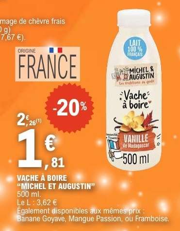 VACHE À BOIRE “MICHEL ET AUGUSTIN”