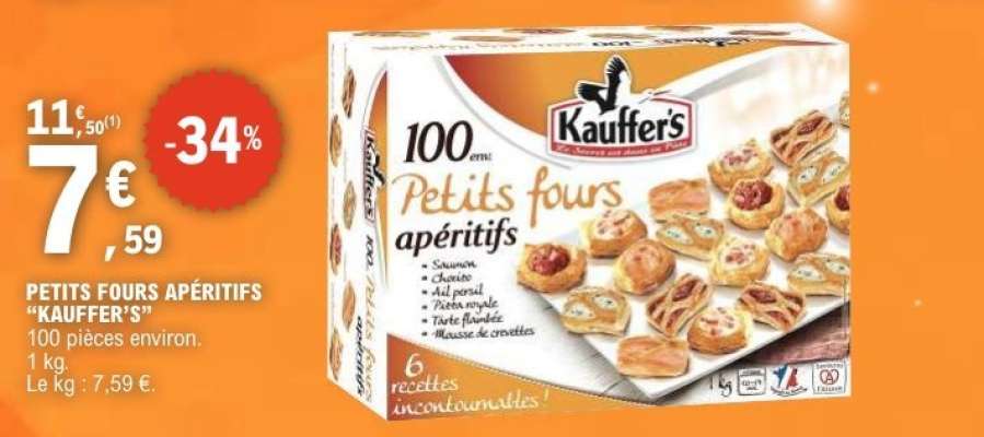 PETITS FOURS APÉRITIFS “KAUFFER’S”