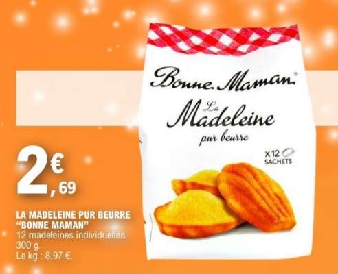 LA MADELEINE PUR BEURRE BONNE MAMAN
