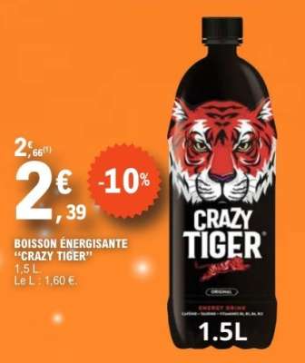 Boisson Énergisante Crazy Tiger