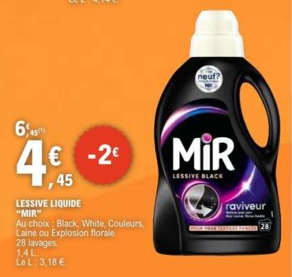 Lessive Liquide "MIR"