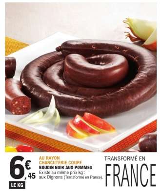 Boudin Noir aux Pommes