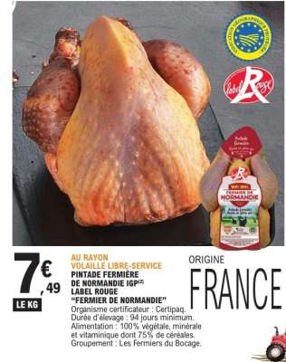 Pintade Fermière de Normandie IGP