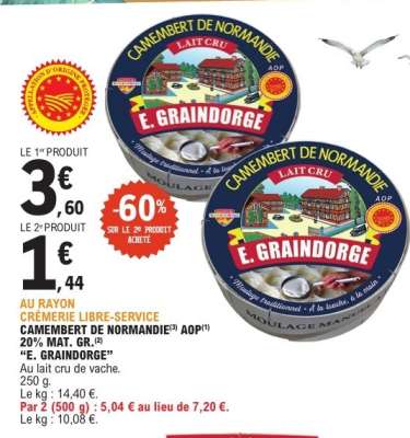 CAMEMBERT DE NORMANDIE AOP