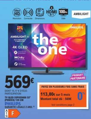 PHILIPS TV OLED 55PUS9000