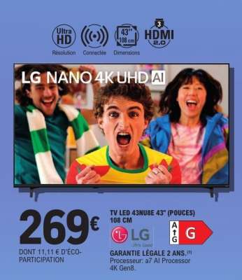 LG NANO 4K UHD AI