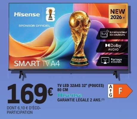 TV LED 32A4S 32" (POUCES) 80 CM