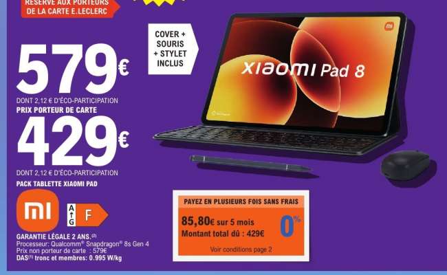 Pack Tablette Xiaomi Pad 8