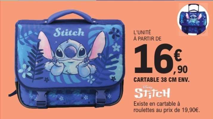 Cartable Disney Stitch