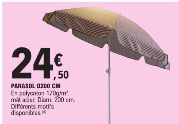 PARASOL Ø200 CM