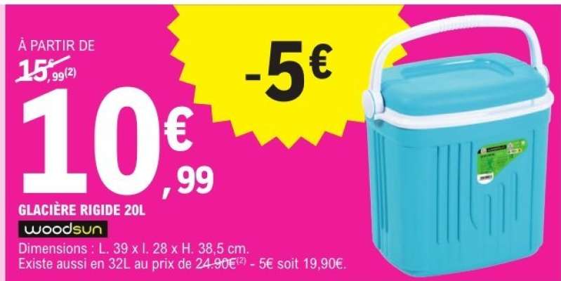 GLACIÈRE RIGIDE 20L