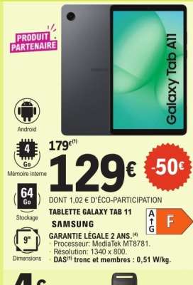 TABLETTE GALAXY TAB 11