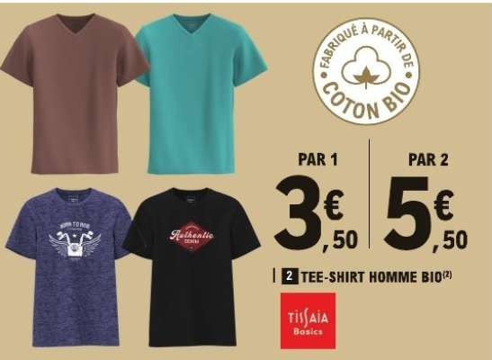 TEE-SHIRT HOMME BIO