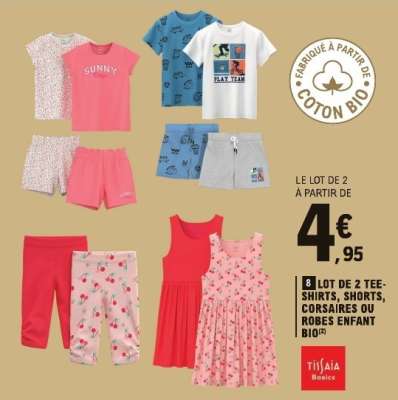 Lot de 2 vêtements enfant