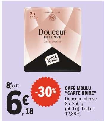 Café Moulu Carte Noire