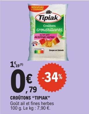CROÛTONS “TIPIAK”