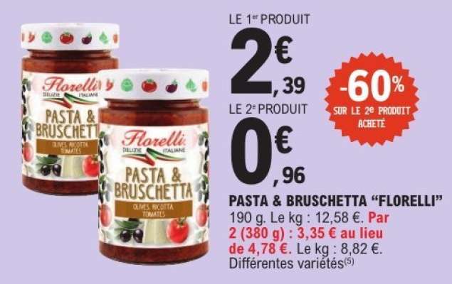 PASTA & BRUSCHETTA "FLORELLI"