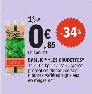 BASILIC "LES CRUDETTES"