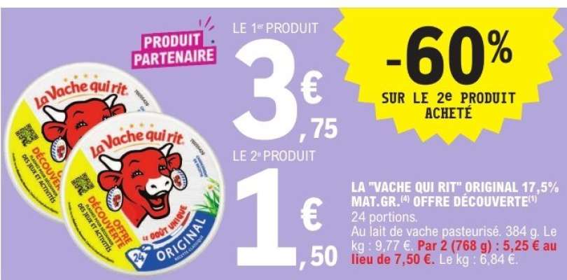 LA VACHE QUI RIT ORIGINAL 17,5% MAT.GR.