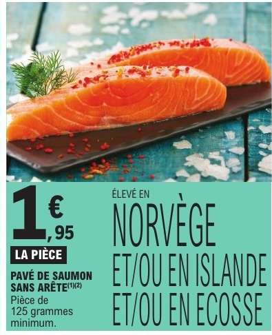 PAVÉ DE SAUMON SANS ARÊTE