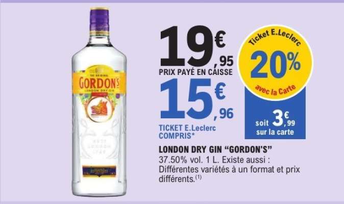 London Dry Gin GORDON'S