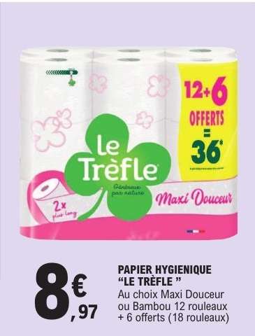 Papier Hygiénique "Le Trèfle"