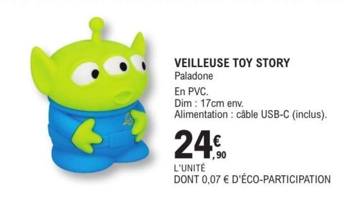 VEILLEUSE TOY STORY