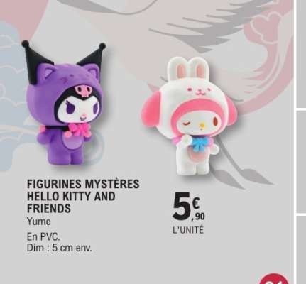 FIGURINES MYSTÈRES HELLO KITTY AND FRIENDS