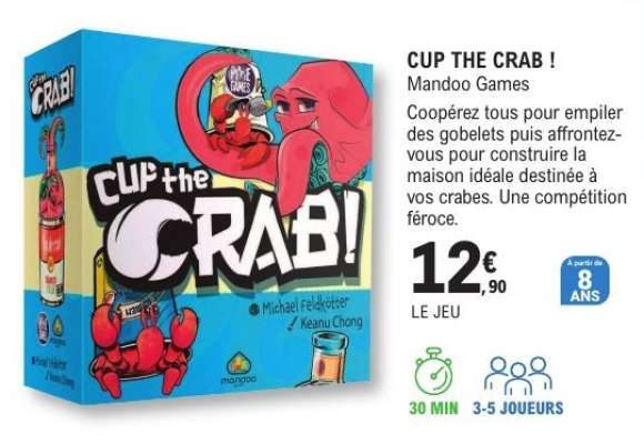 CUP THE CRAB!