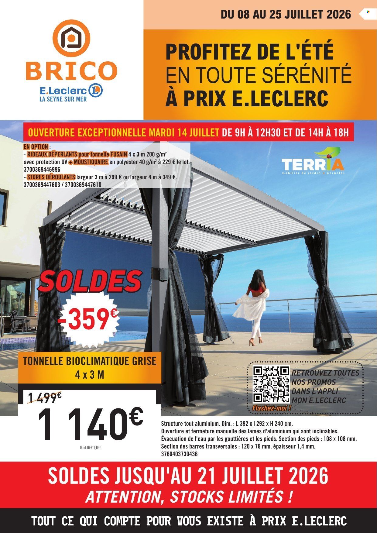 Catalogue E.Leclerc - 08/07/2026 - 25/07/2026. Page 1