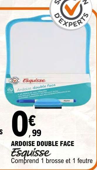 Ardoise double face