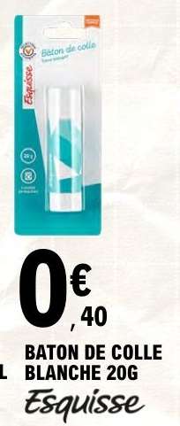 Baton de colle blanche 20g