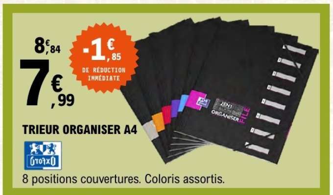 TRIEUR ORGANISER A4
