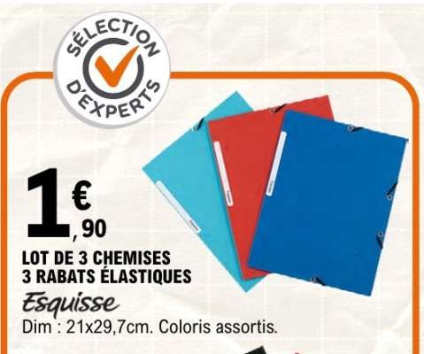 Lot de 3 chemises