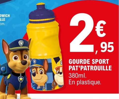 GOURDE SPORT PAT'PATROUILLE