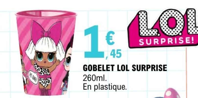 GOBELET LOL SURPRISE